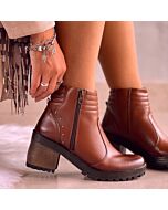 Bota Cano Curto Birdie Caramelo