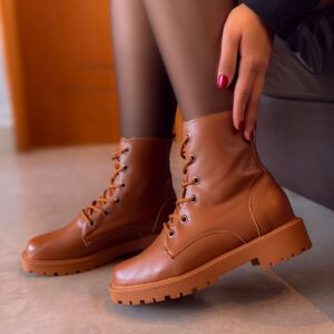 Bota Coturno Kelly Caramelo